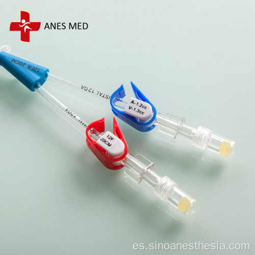 Kit de catéter de hemodiálisis de doble lumen marca ANES MED